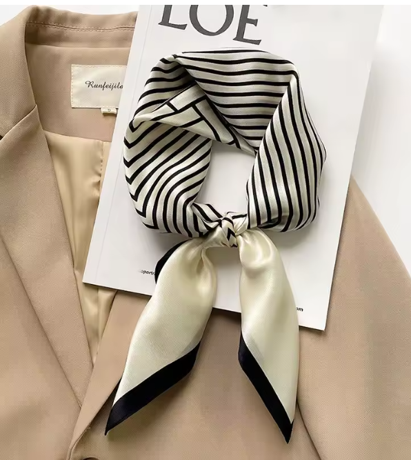 100% Mulberry Silk Scarf - 65x65cm