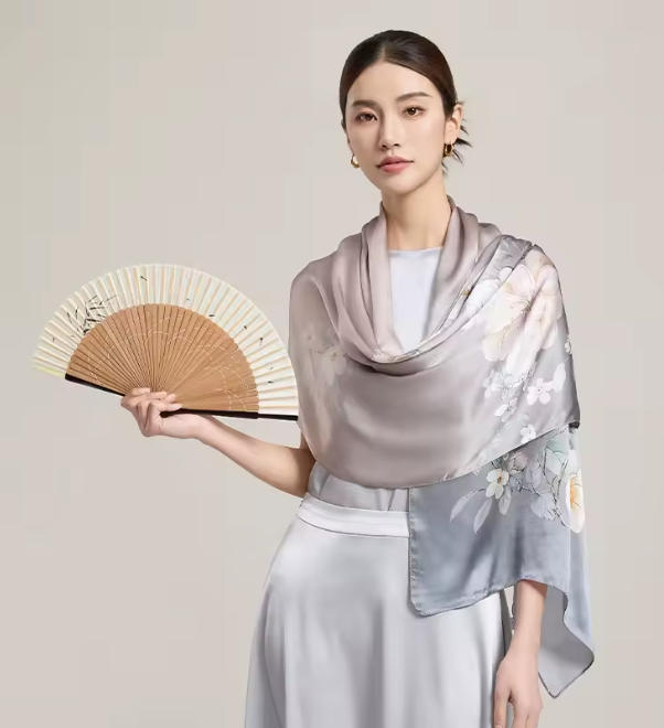 100% Silk Scarf - 170x50cm