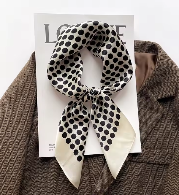 100% Mulberry Silk Scarf - 65x65cm