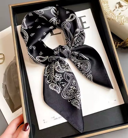 100% Mulberry Silk Scarf - 65x65cm