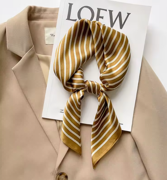 100% Mulberry Silk Scarf - 65x65cm