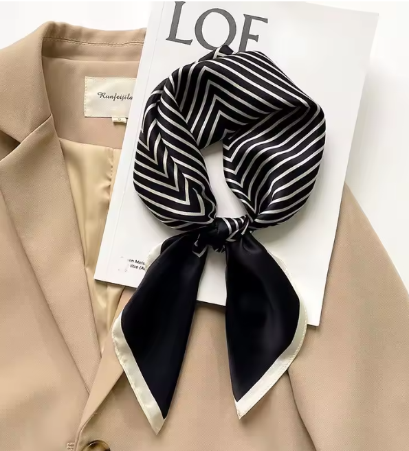 100% Mulberry Silk Scarf - 65x65cm