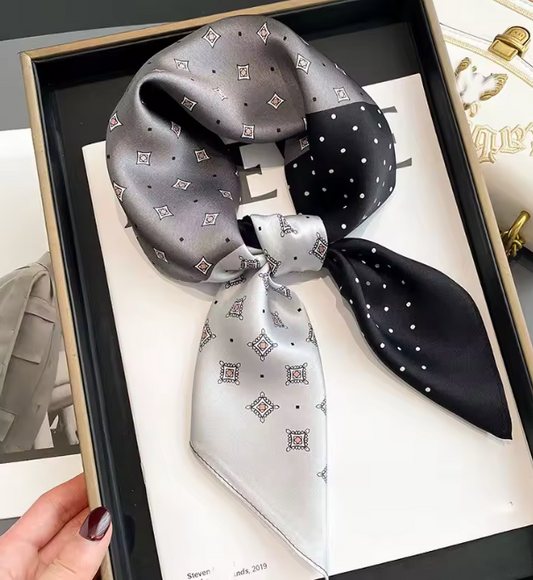 100% Mulberry Silk Scarf - 65x65cm