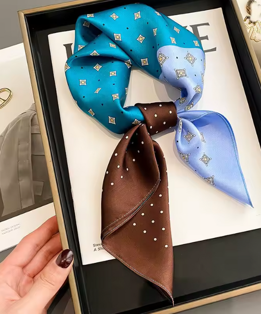 100% Mulberry Silk Scarf - 65x65cm