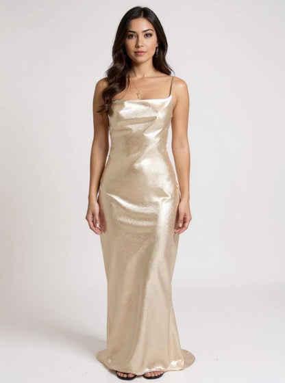 Silk Slip Midi Dress