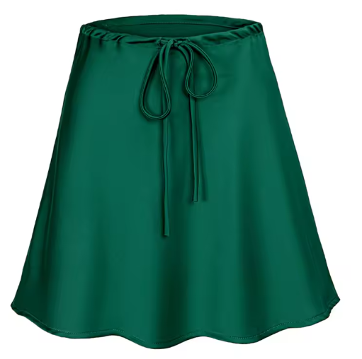 Silk Mini Skirt – Straight Fit