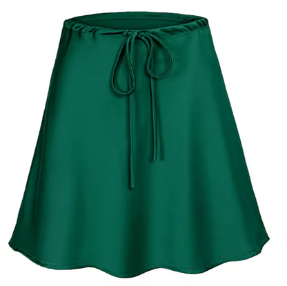 Silk Mini Skirt – Straight Fit