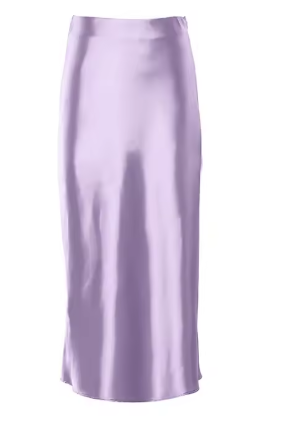 Silk Midi Skirt