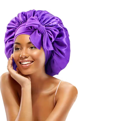 Silk Bonnet with Long Ribbons