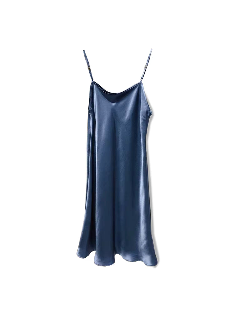 Silk Dress Spaghetti Strap