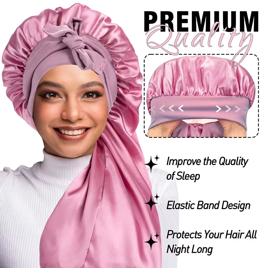 Extra Large Silk Bonnet