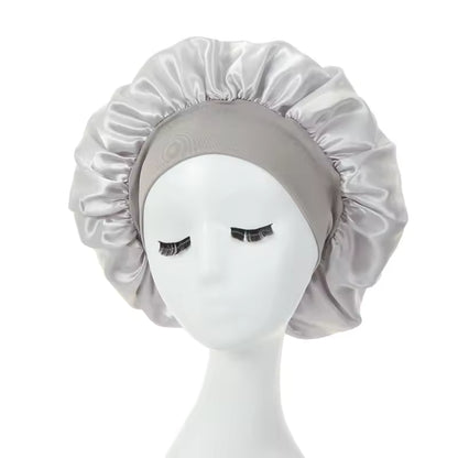 Elastic Band Silk Bonnet