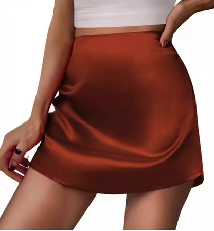 Silk Mini Skirt