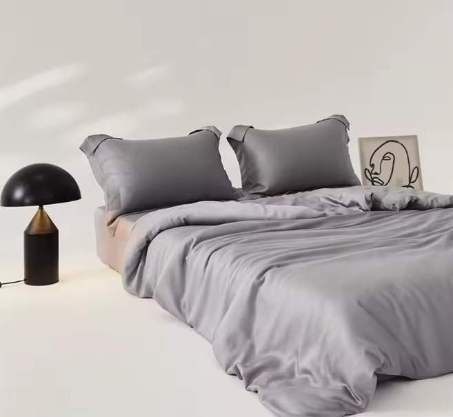 Silk Duvet Cover - Solid Color