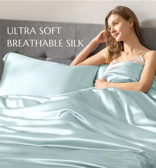 Silk Duvet Cover - Solid Color