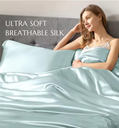 Silk Duvet Cover - Solid Color