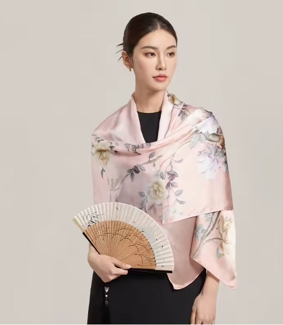 100% Silk Scarf - 170x50cm